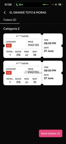 TICKET TOTO&MORAD 🎟️