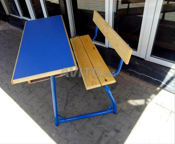 Chaise de formation\table écolier avec casier - 2
