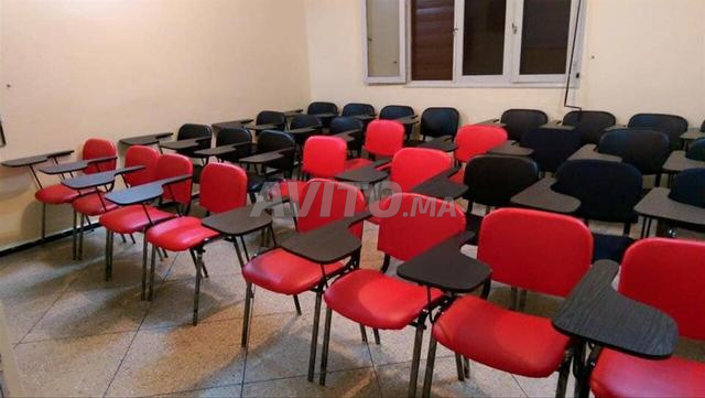 Chaise avec bureau semi métallique scolaire - 2