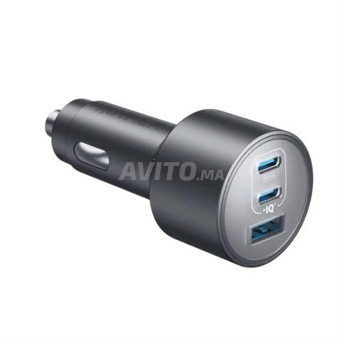 شاحن سيارة Anker Nano 167.5 واط 3 منافذ