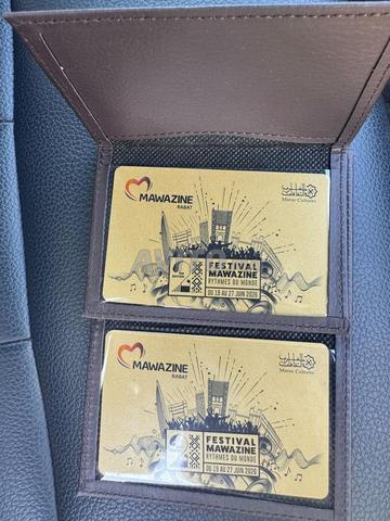 Ticket et carte pour MAWAZINE - 2