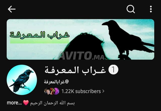 Chaîne YouTube à vendre 1220 abonnés