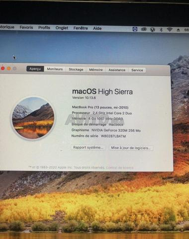 Macbook pro 2010 - 2
