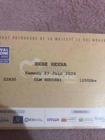 2 billets Mawazine Bebe Rexha - 2