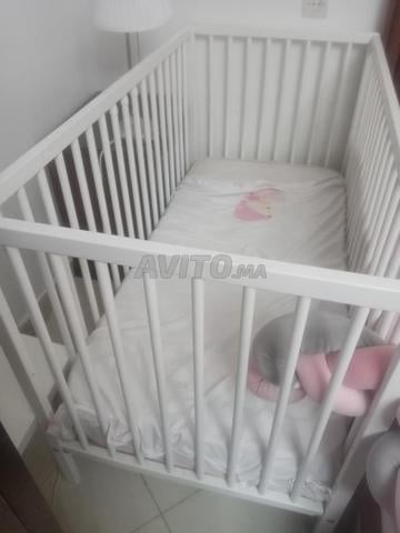 Lit bébé KITEA bois avec matelas SIMMONS