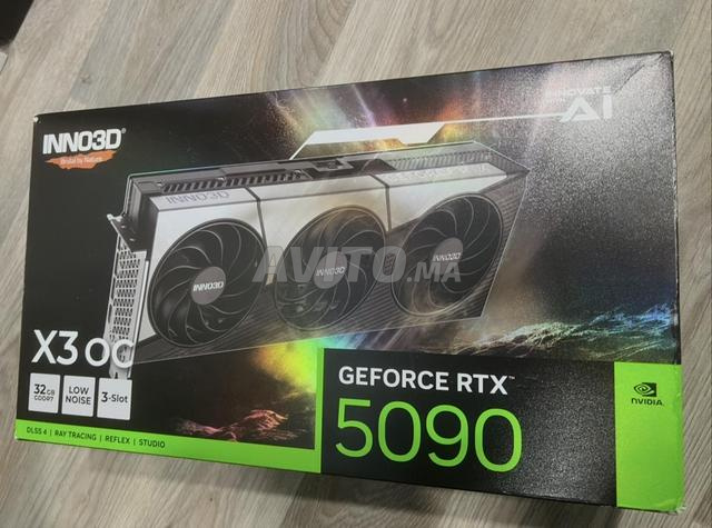 بطاقة رسومات RTX5090 inno3D X3 32GB (جديدة)