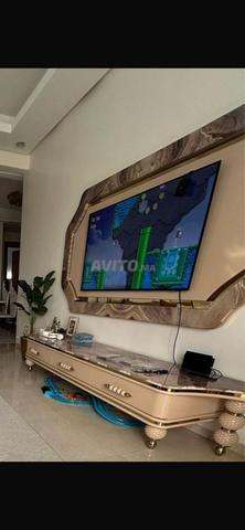 Panneau et meuble TV ZEBRANO