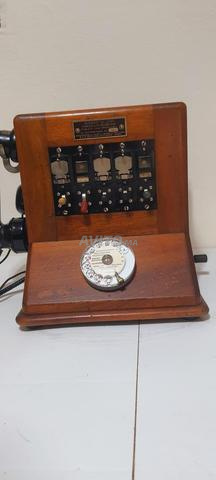Très vieux téléphone, grande taille, fabrication française, année 1924 - 2