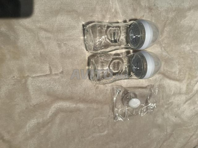 2 biberons Philips Avent en verre - 2