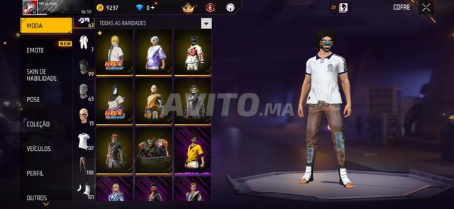 Échange compte Free Fire - 2