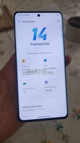 Vivo X60 pro 256 go avec zghiba glass - 2