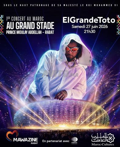 Billets Toto Mawazine à vendre - 2