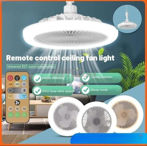 Ventilateur de plafond avec lampe LED 💯 - 2