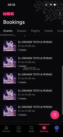 Ticket Elgrandetoto et Morad - 2