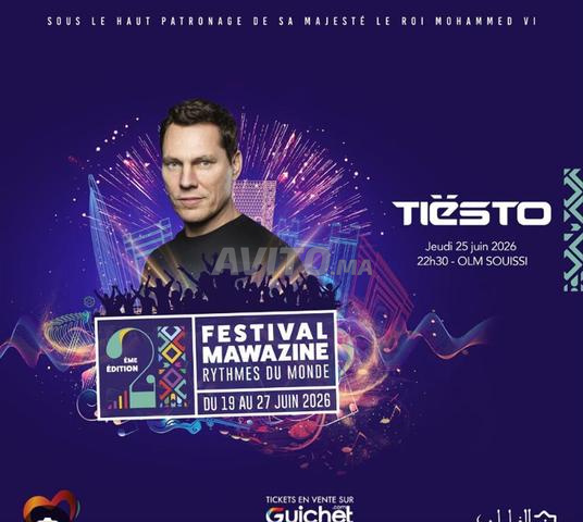 Tickets Dj Tiesto festival mawazine