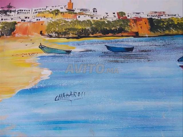 لوحة فنية قديمة مغربية - 2