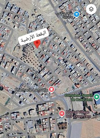 بقعة أرضية عدلية محفظة للبيع - 130 متر مربع - واد زم