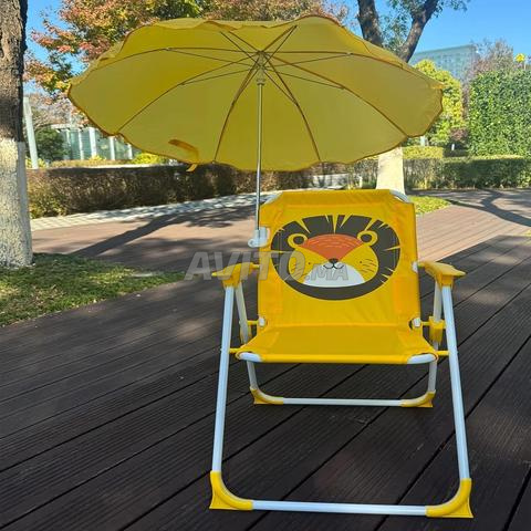 Chaise enfant avec parasol كرسي للأطفال مع مظلة