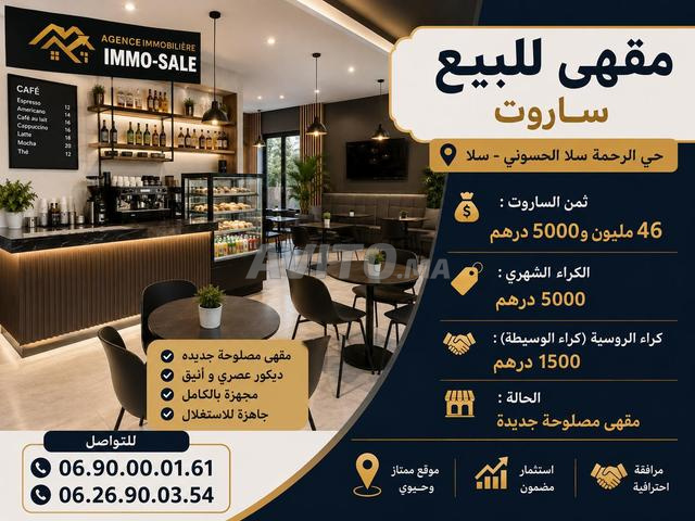 Café équipé et fonctionnel à vendre, rénové