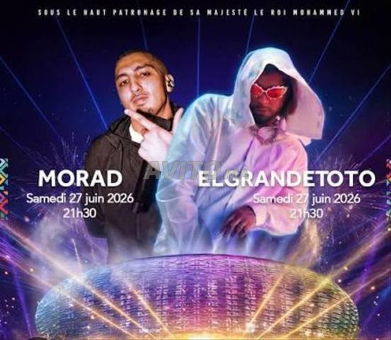 Billet Mawazine TotoXMorad 🎫 (Catégorie 1)