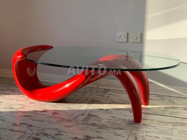 Table en verre