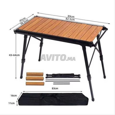Table de Camping 2-en-1 et Réchaud - 2