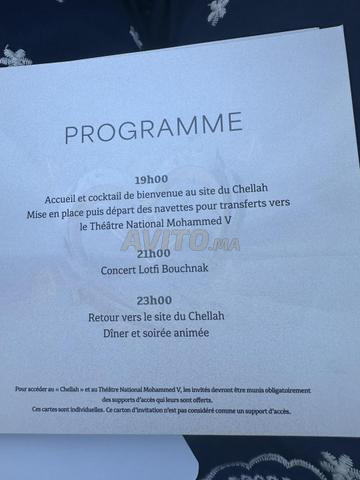 Invitation Mawazine Chellah 25 juin - 2