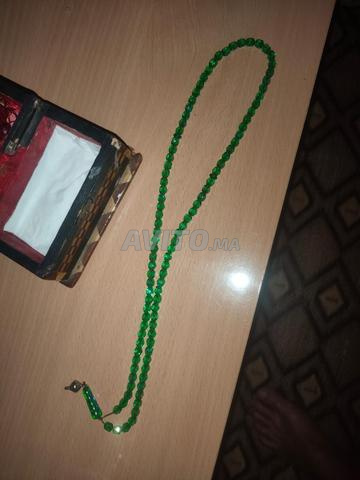 Ancienne sebha verte en cristal avec son coffret - 2