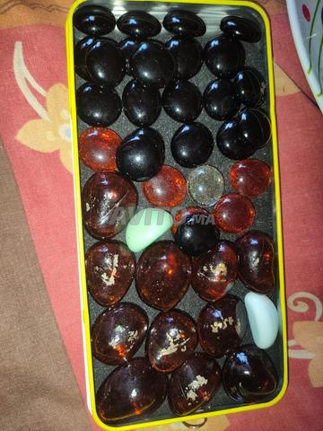 مجموعة أحجار زينة وكابوشون زجاجي - 2