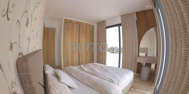 Appartement propre "2 chambres et salon" en rez-de-chaussée à Agadir Bay