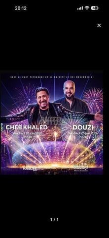 2 billets Cheb Khaled/ Douzi PELOUSE - 2