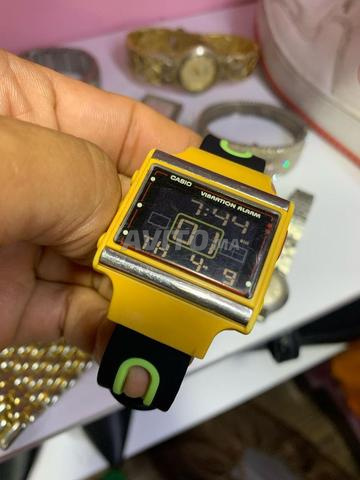 MONTRE VINTAGE CASIO POPTONE LDF-10 - JAUNE/NOIR - 2