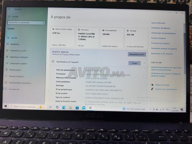 PC portable i3 10ème génération 4gb ram 932gb HDD - 2