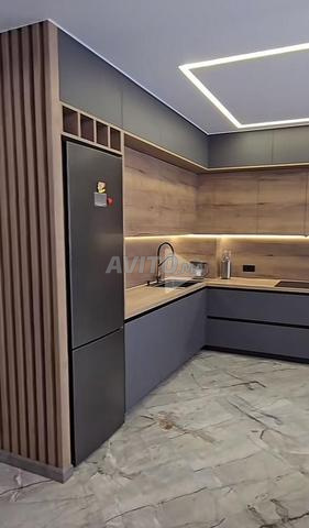 مطبخ لاتيه خشبي عصري - 2