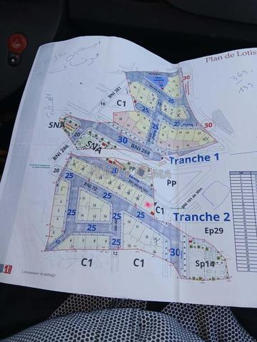 Terrain de 500m² à vendre 3 façades Mahatta Jadida