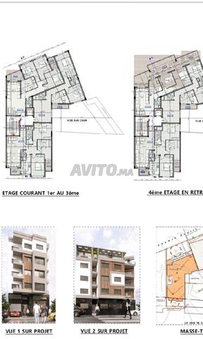 Terrain à vendre avec permis de construire pour immeubles Tanger - 2