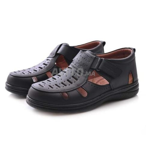 Sandale médicale pour hommes 💯 cuir confortable à porter - 2