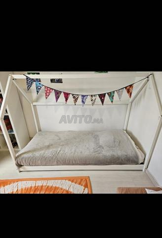 Lit cabane en bois - 2
