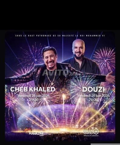 20 ticket pelouse Cheb Khaled et douzi