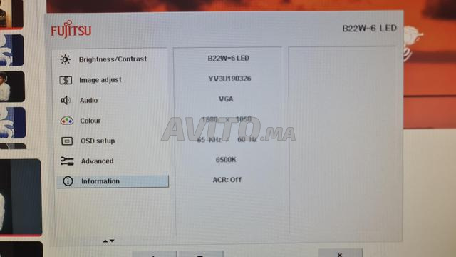 شاشة حاسوب Fujitsu Siemens 22 مرنة - 2