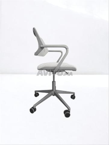 Chaise roulette Steelcase Qivi visiteur Beige - 2
