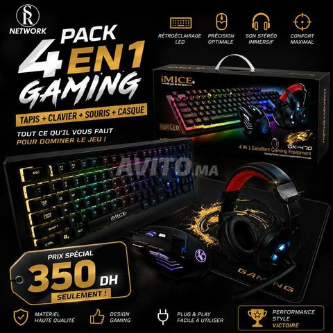 مجموعة Imice K-470 Gaming RGB 4 في 1