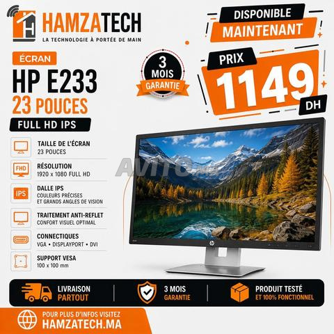 Écran HP E233 23 Pouces Full HD IPS