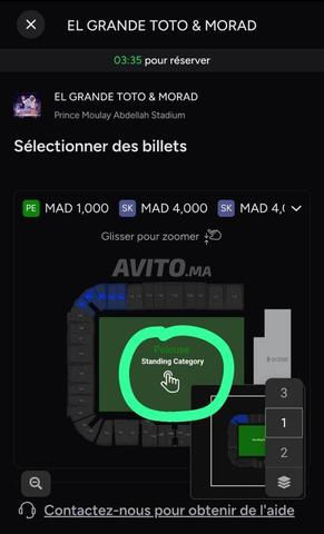 2 billets Toto x Morad - 2