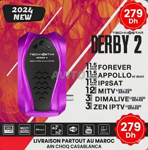 Techno Star Derby 2 Recepteur Forever IPTV 18 mois