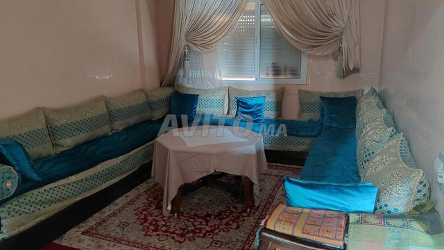 صالون مغربي خشبي حرفي - 2