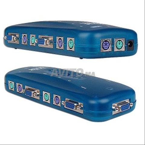 مفتاح KVM بمنفذ VGA 4 منافذ - 2