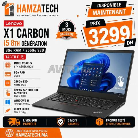 Lenovo X1 Carbon i5 8th 8Go 256Go Tactile