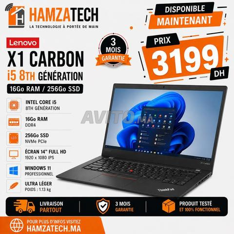 Lenovo X1 Carbon i5 8ème Gén 16Go 256Go
