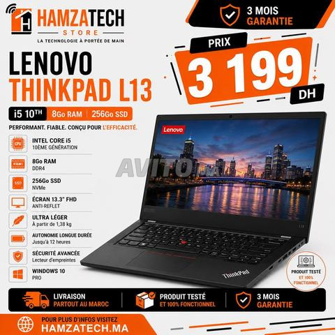 Lenovo ThinkPad L13 i5 10ème Gén 8Go 256Go